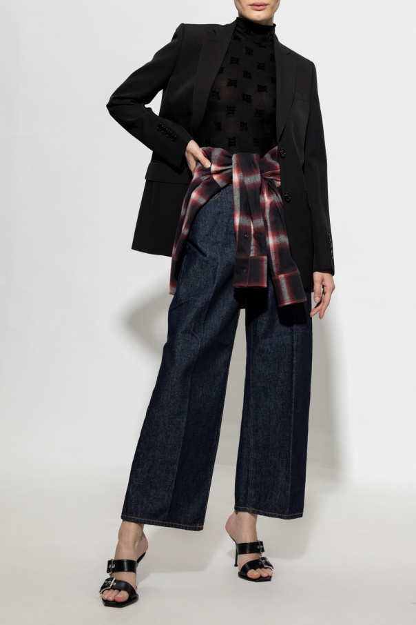 2000' wide leg jeans Diesel - TEEN flower-applque dress